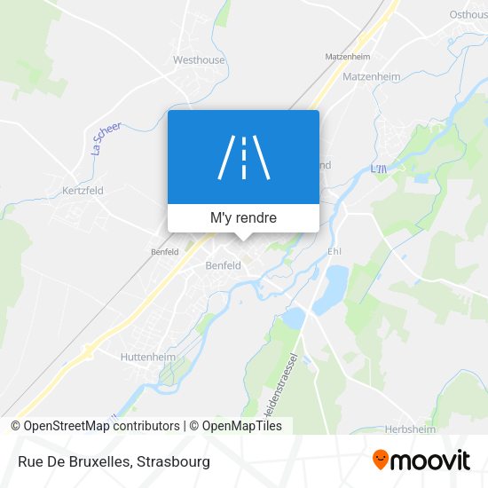 Rue De Bruxelles plan