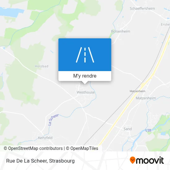 Rue De La Scheer plan