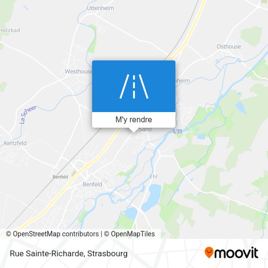 Rue Sainte-Richarde plan