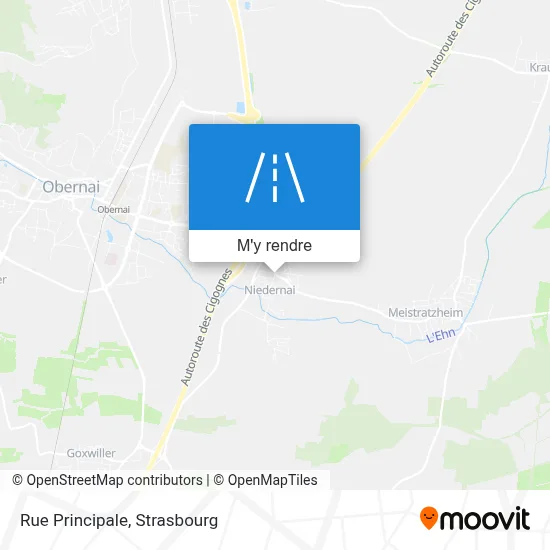 Rue Principale plan