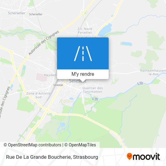 Rue De La Grande Boucherie plan