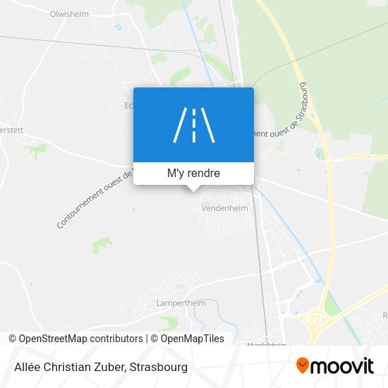 Allée Christian Zuber plan