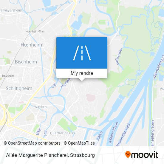 Allée Marguerite Plancherel plan