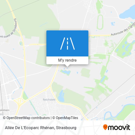 Allée De L'Ecoparc Rhénan plan