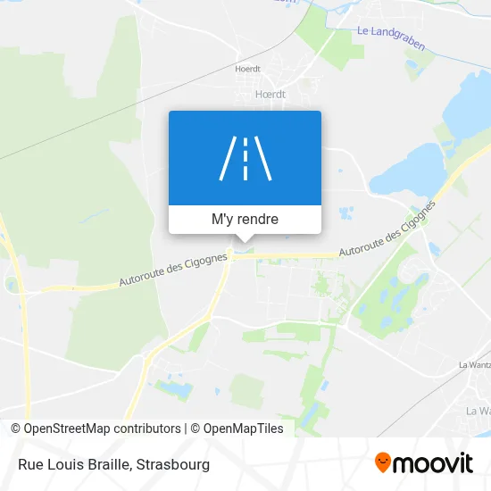 Rue Louis Braille plan