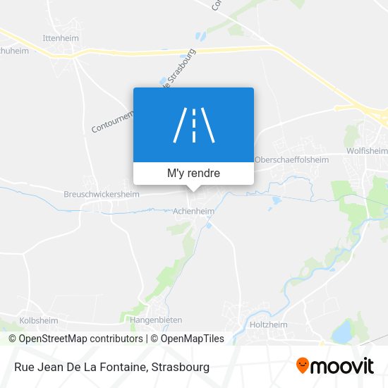 Rue Jean De La Fontaine plan