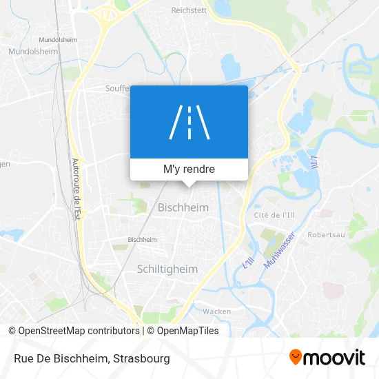 Rue De Bischheim plan