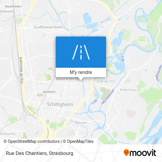 Rue Des Chantiers plan