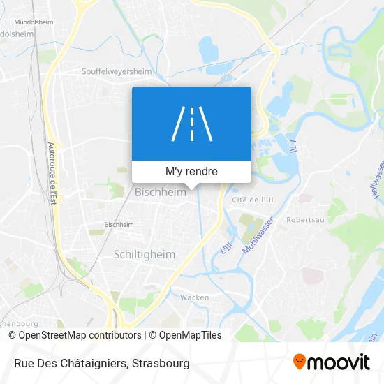 Rue Des Châtaigniers plan