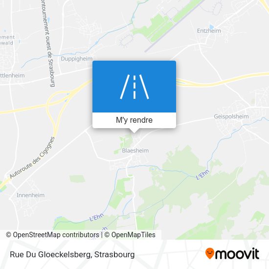 Rue Du Gloeckelsberg plan
