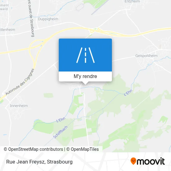 Rue Jean Freysz plan