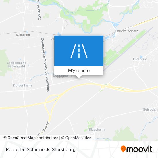 Route De Schirmeck plan