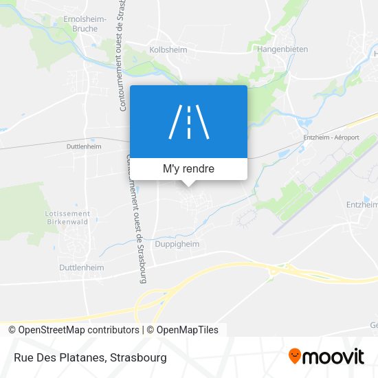 Rue Des Platanes plan