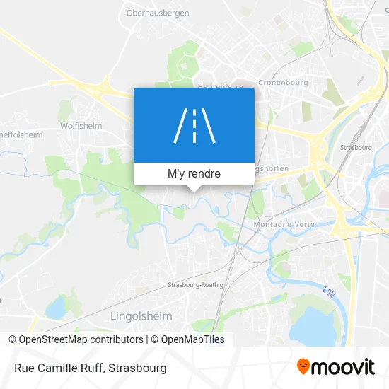 Rue Camille Ruff plan