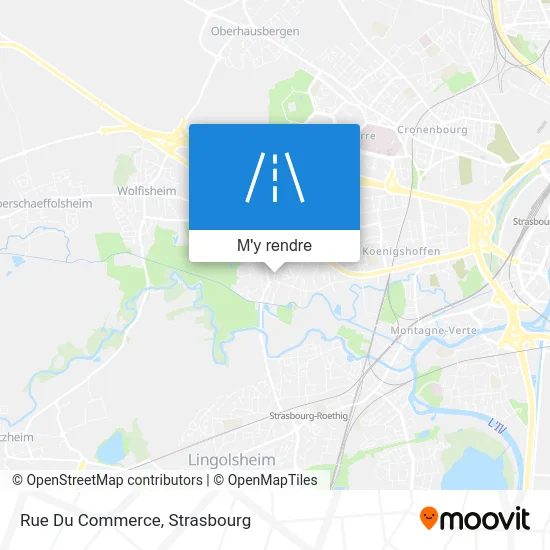 Rue Du Commerce plan