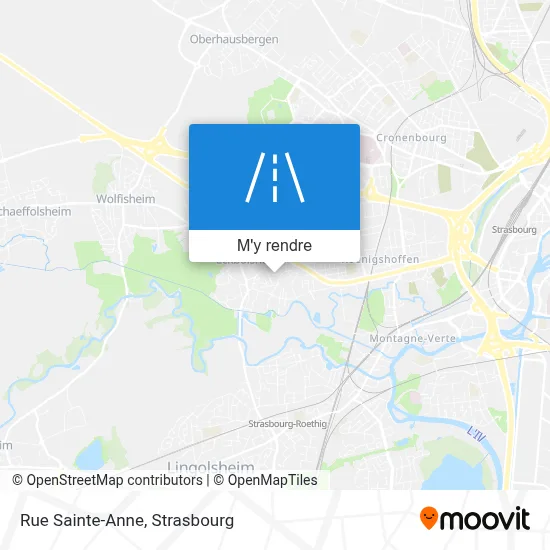 Rue Sainte-Anne plan