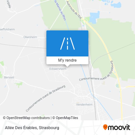 Allée Des Érables plan
