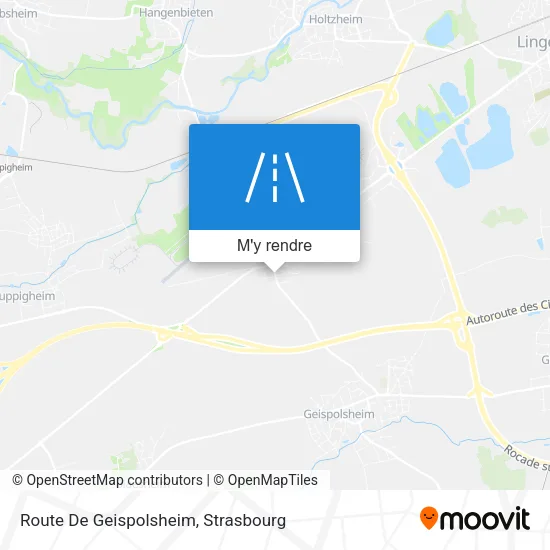 Route De Geispolsheim plan