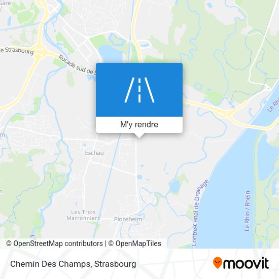 Chemin Des Champs plan