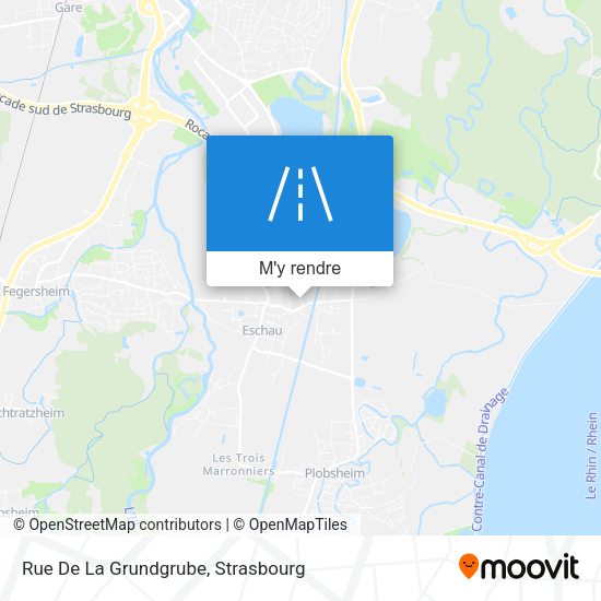 Rue De La Grundgrube plan