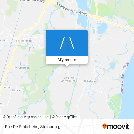 Rue De Plobsheim plan