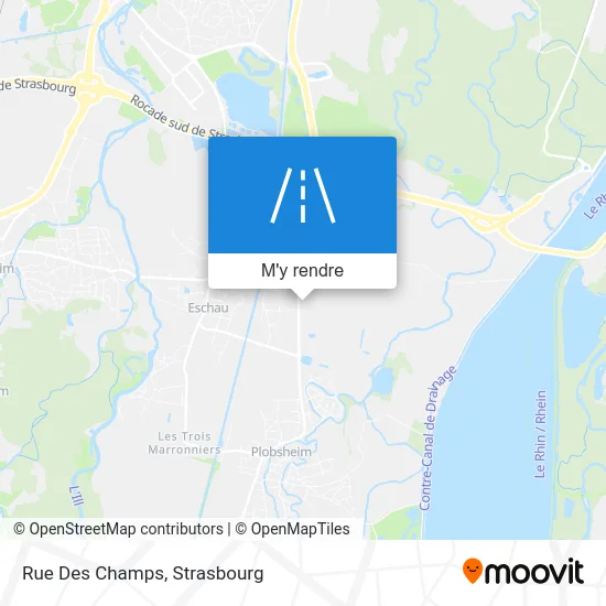Rue Des Champs plan