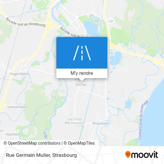 Rue Germain Muller plan