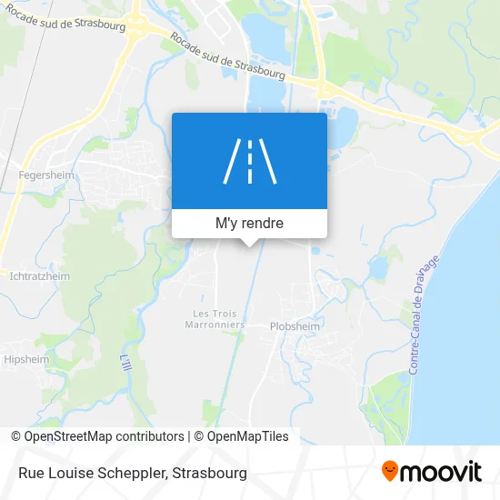 Rue Louise Scheppler plan