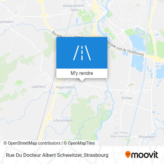Rue Du Docteur Albert Schweitzer plan