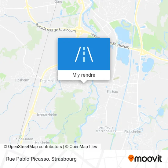 Rue Pablo Picasso plan