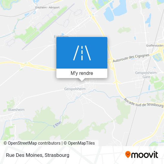 Rue Des Moines plan