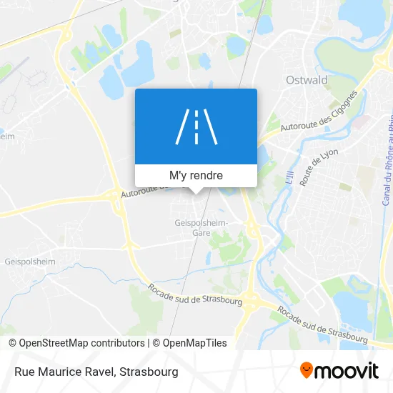 Rue Maurice Ravel plan