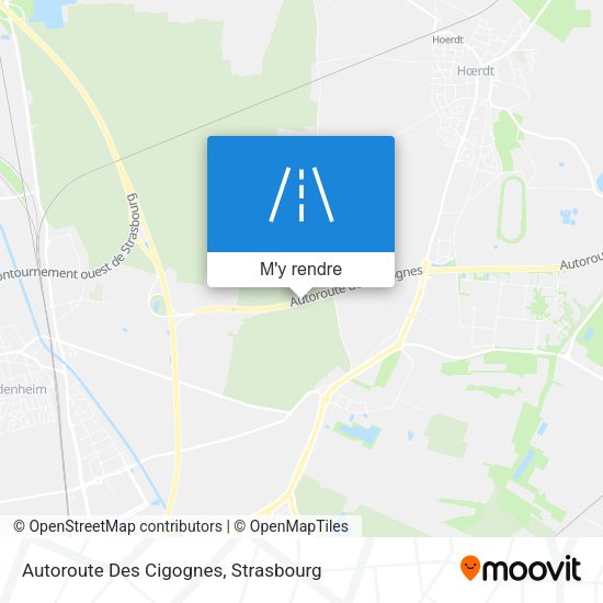 Autoroute Des Cigognes plan