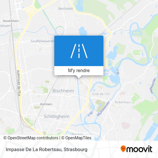 Impasse De La Robertsau plan