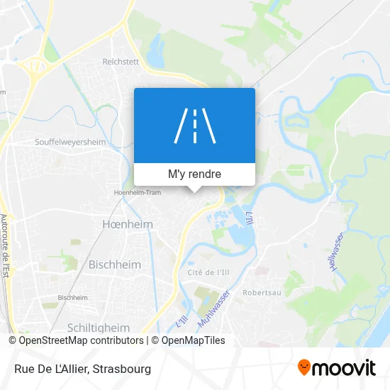 Rue De L'Allier plan