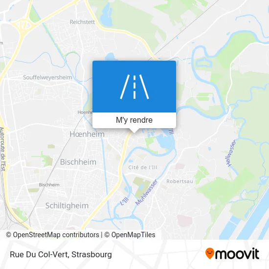 Rue Du Col-Vert plan