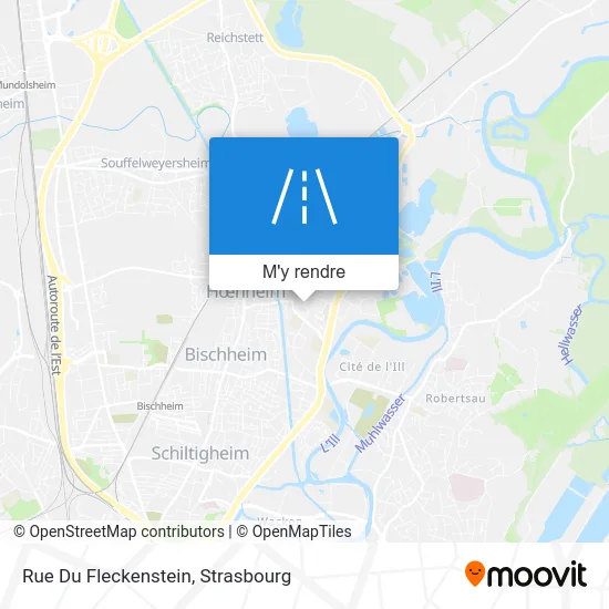 Rue Du Fleckenstein plan