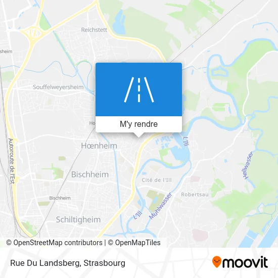 Rue Du Landsberg plan