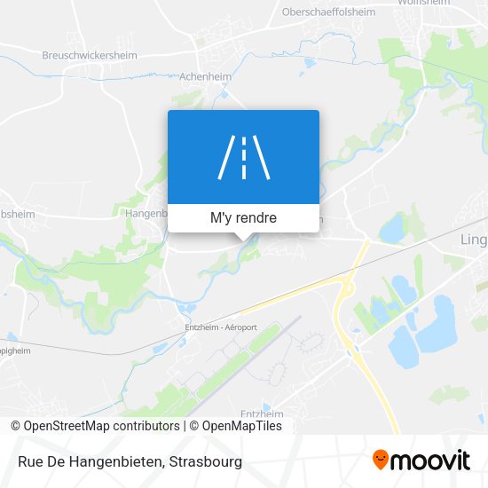 Rue De Hangenbieten plan