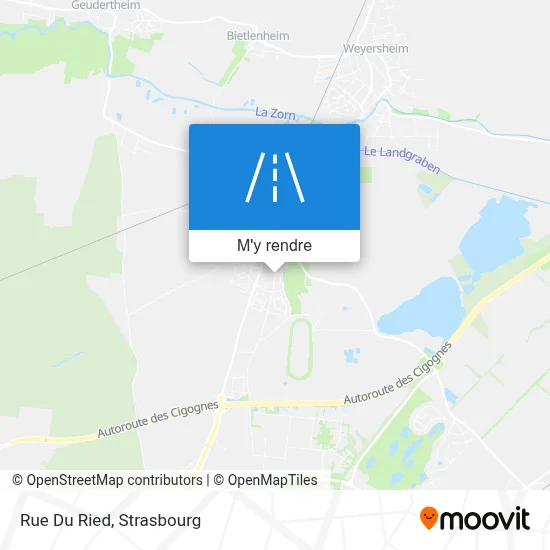 Rue Du Ried plan