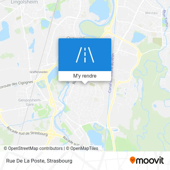 Rue De La Poste plan