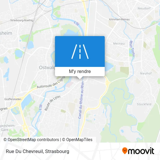 Rue Du Chevreuil plan