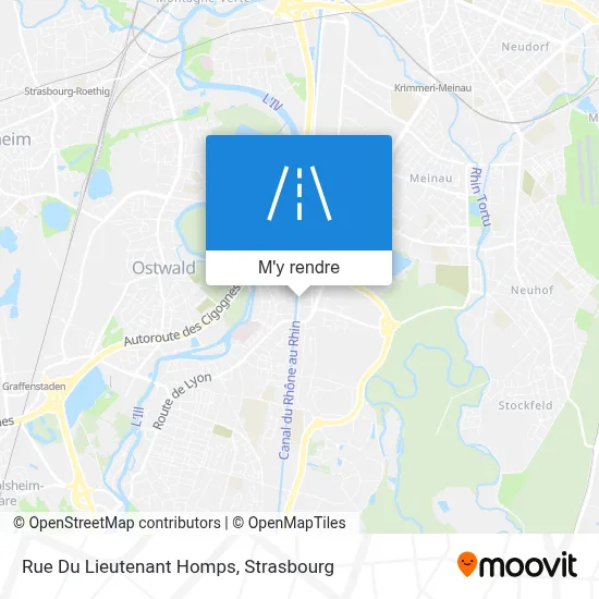 Rue Du Lieutenant Homps plan