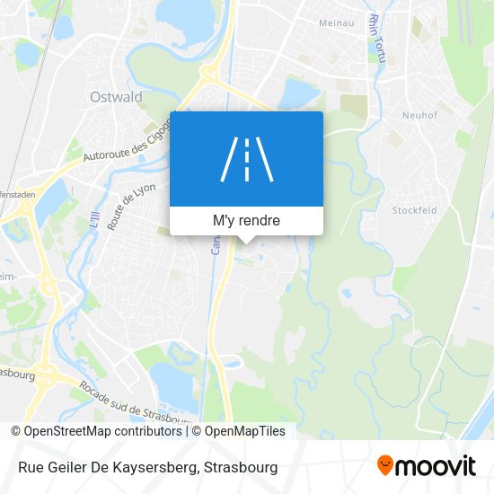 Rue Geiler De Kaysersberg plan