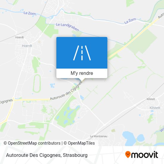 Autoroute Des Cigognes plan