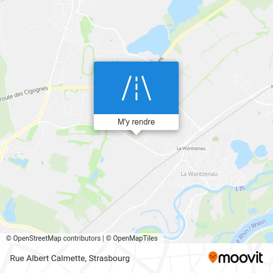 Rue Albert Calmette plan
