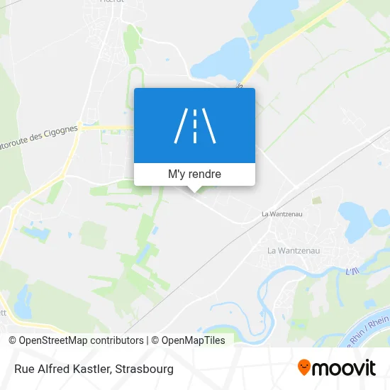 Rue Alfred Kastler plan