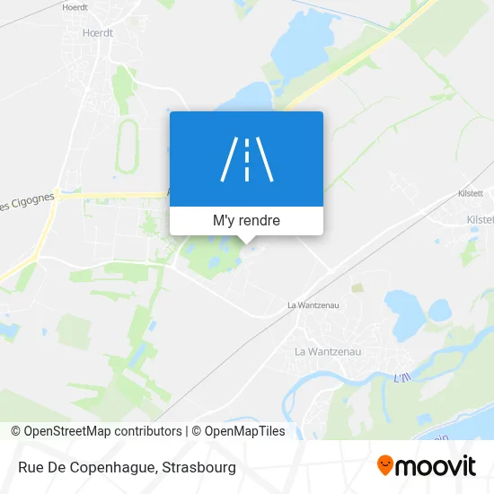 Rue De Copenhague plan