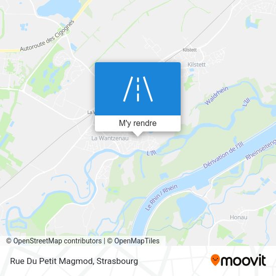 Rue Du Petit Magmod plan