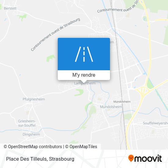 Place Des Tilleuls plan